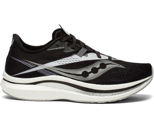 Tenis Saucony Endorphin Pro 2 Hombre Zapatillas Running Negras / Blancas México MX-492-MS